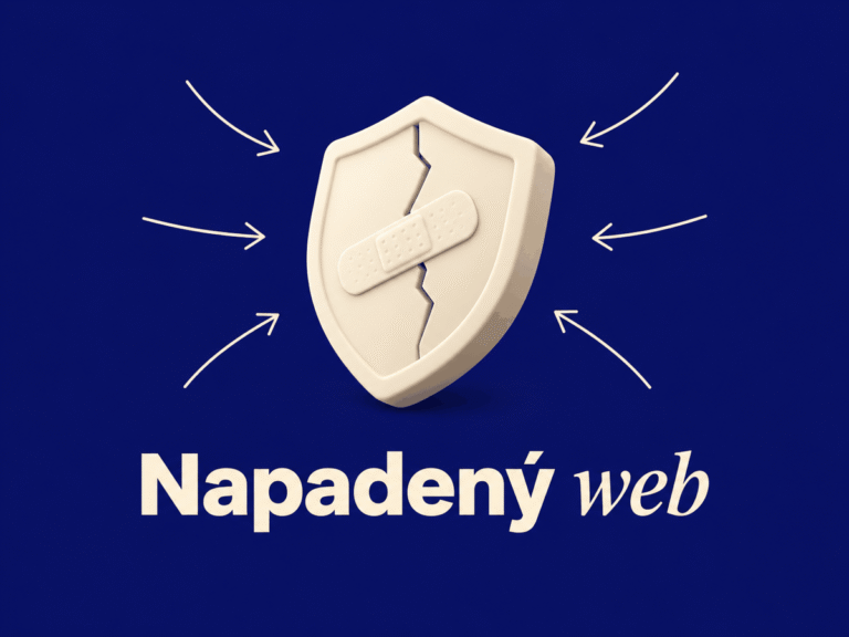 A hacked website depicted as a cracked shield with a band-aid—a symbol of security and recovery after a hacker attack