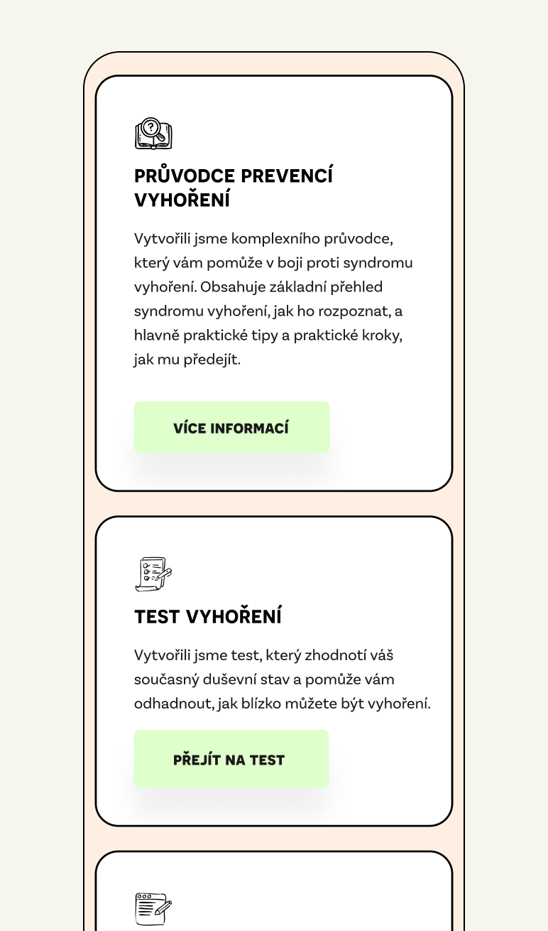 A Guide to Burnout Prevention and a Burnout Test; comprehensive advice and steps for recognizing and managing the syndrome; includes a test to assess your current mental state.