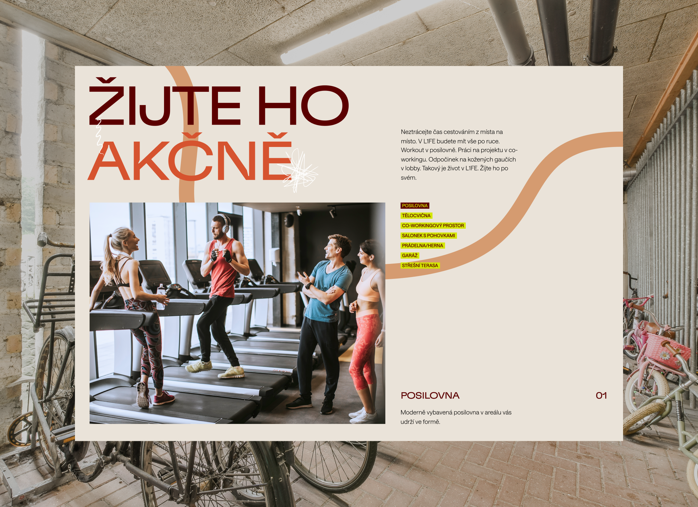 A group of women is working out on treadmills in a modern gym. Motivation and an active lifestyle are the main themes of this fitness environment.